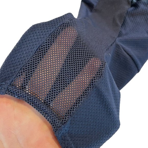 Nike Navy Blue Knee Length Mesh Back Drawstring Waist Boys Pants - Picture 3 of 10